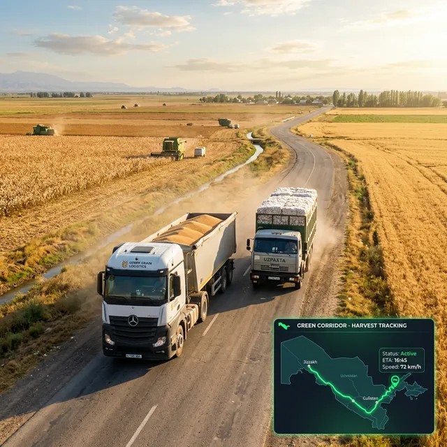 Логистика урожая и экспорт