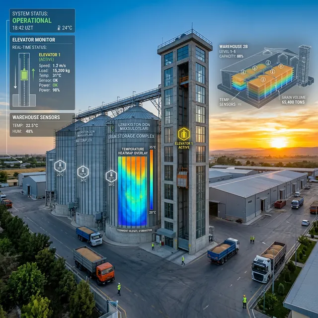 Мониторинг хранилищ и заводов