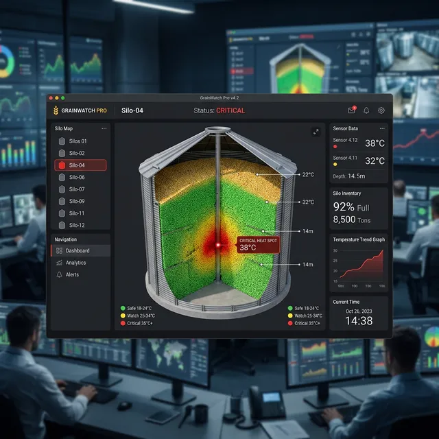 Термометрия элеваторов: защита от «горения» урожая