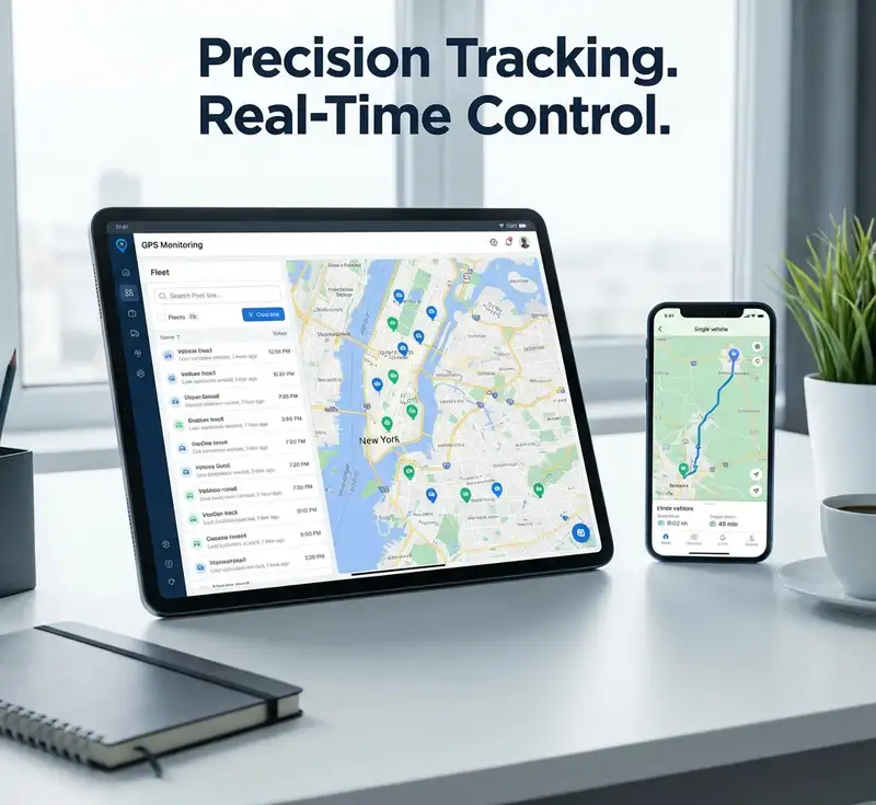 GPS Monitor Dashboard Interface
